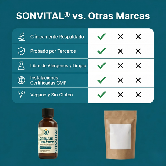 Nueva Fórmula de Máxima Potencia – Drenaje Linfático de SONVITAL