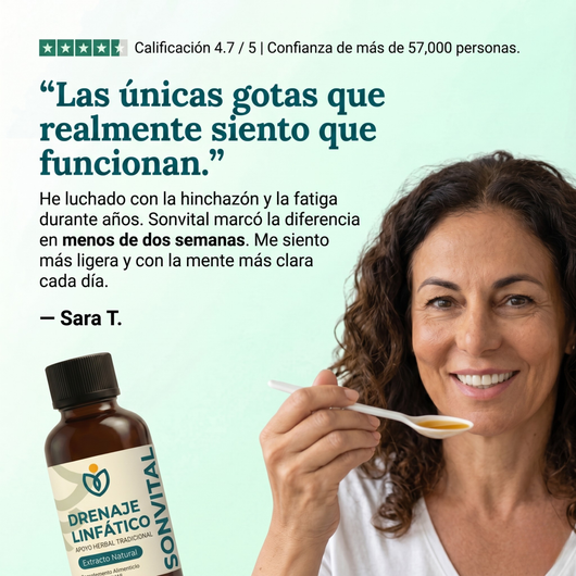Nueva Fórmula de Máxima Potencia – Drenaje Linfático de SONVITAL