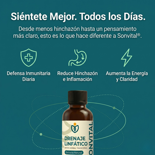 Nueva Fórmula de Máxima Potencia – Drenaje Linfático de SONVITAL