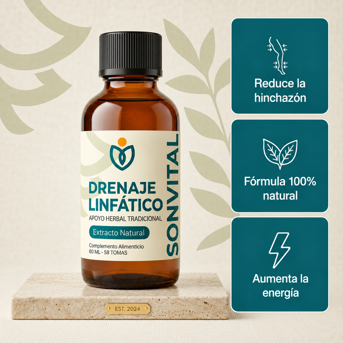 Nueva Fórmula de Máxima Potencia – Drenaje Linfático de SONVITAL